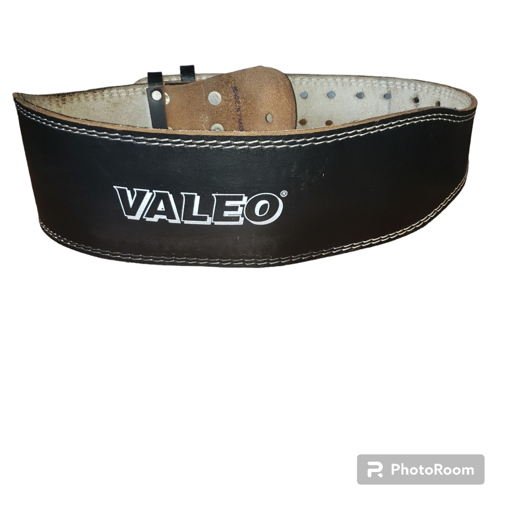 Valeo Weight Lifting Belt Leather 4"  M